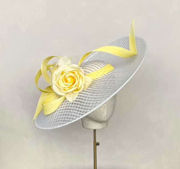 Madeleine Ivory & Pale Yellow Slice Headpiece