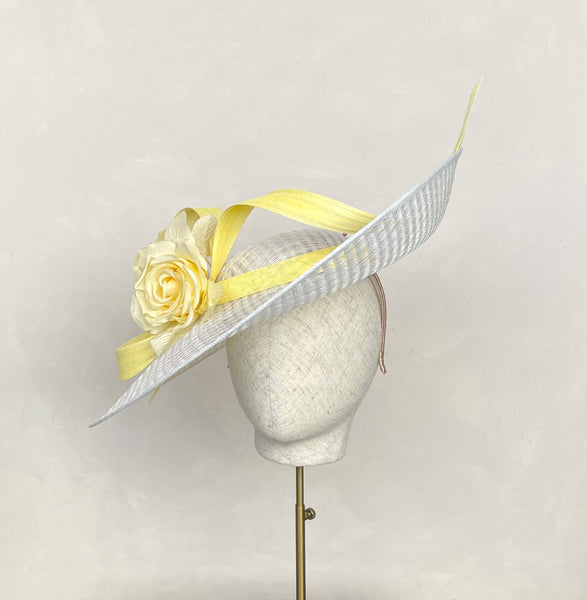 Madeleine Ivory & Pale Yellow Slice Headpiece