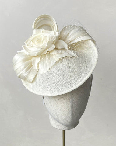 Molly Ivory Silk Floral Headpiece