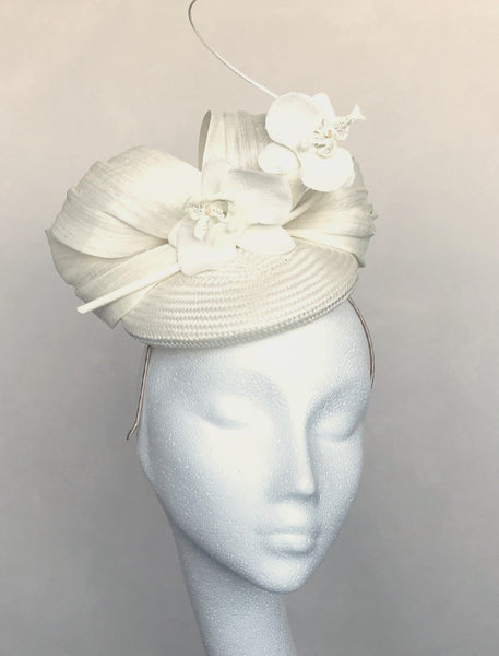 Margot Ivory Silk Bridal Headpiece