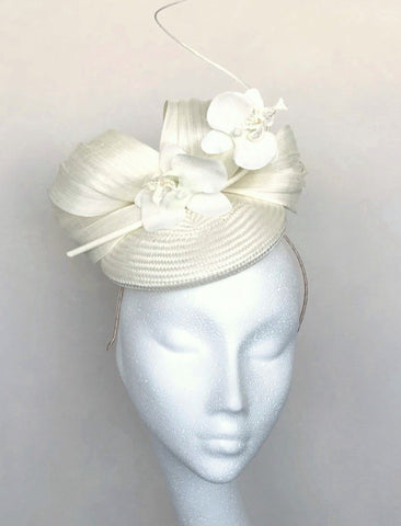 Margot Ivory Silk Bridal Headpiece