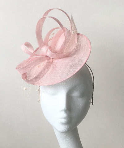 Lily Pale Pink Headpiece
