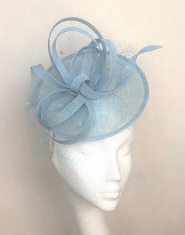 Lily Pale Blue Headpiece
