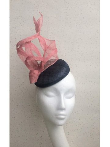 Alice Navy and Pink Headpiece