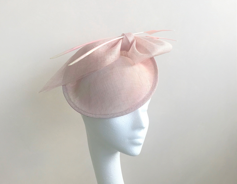 Evelyn Pale Pink Headpiece