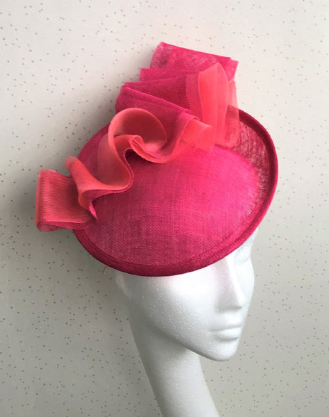 Neva Bright Pink Disc Headpiece