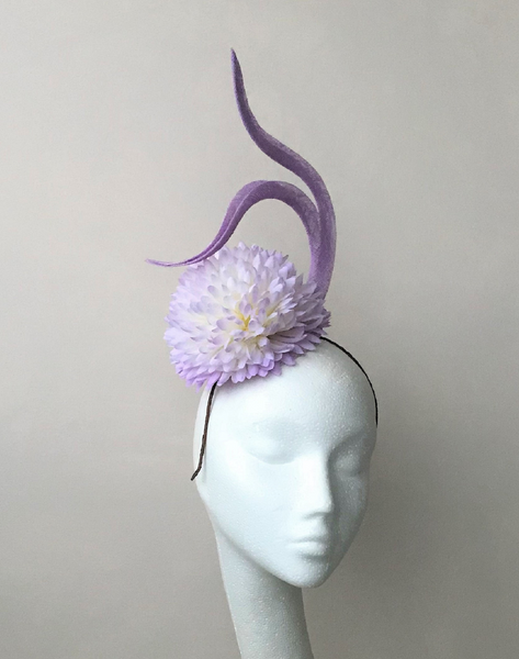 Minnie Lilac Pompom Headpiece