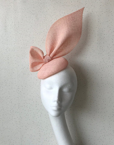 Diana Pink Bow Headpiece