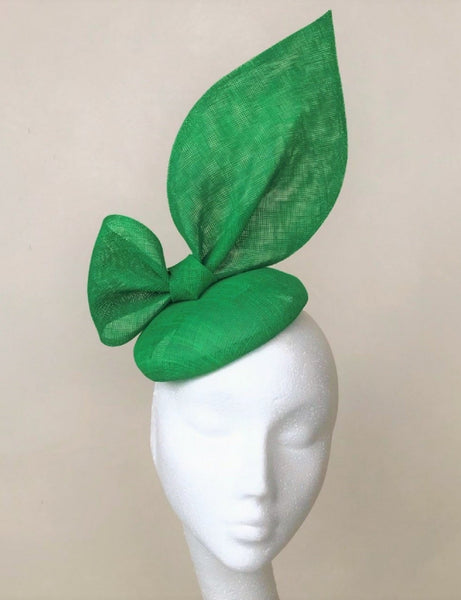 Diana Green Bow Headpiece