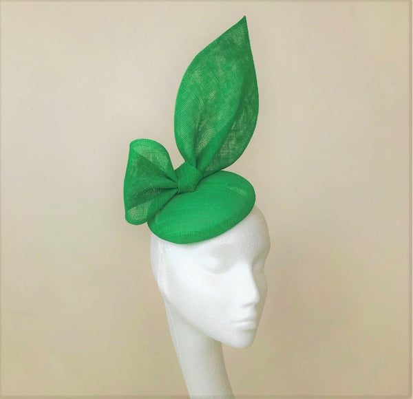 Diana Green Bow Headpiece
